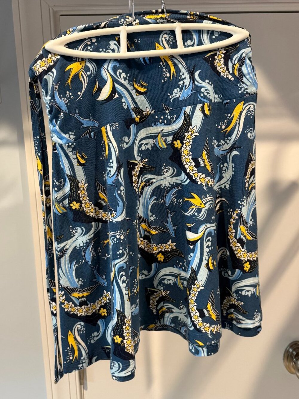 Women's Patagonia Skirt, Size Small, Fish print